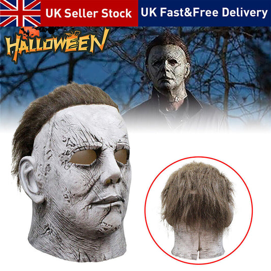 Michael Myers Horror Full Mask Latex Mask Halloween Fancy Dress Scary Costume